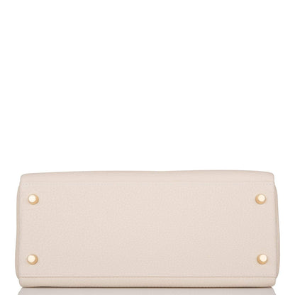 Hermes Craie Togo Retourne Kelly 28cm Gold Hardware