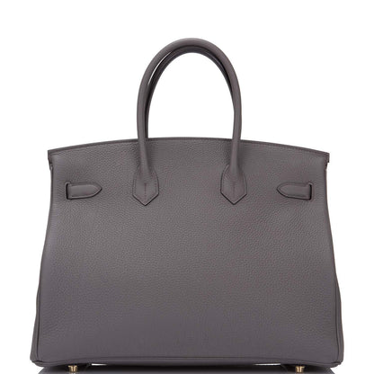Hermes Etain Togo Birkin 35cm Gold Hardware