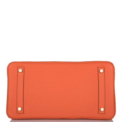 Hermes Feu Clemence Birkin 30cm Gold Hardware