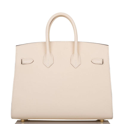 Hermes Nata Epsom Sellier Birkin 25cm Gold Hardware