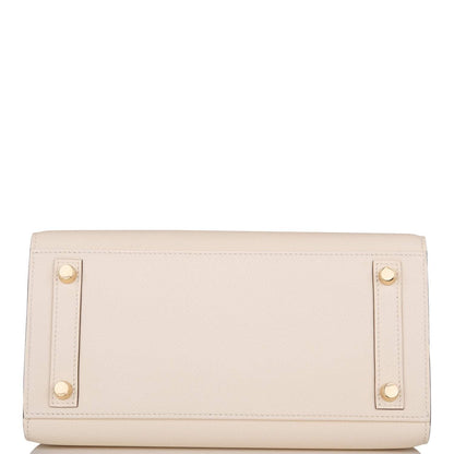Hermes Nata Epsom Sellier Birkin 25cm Gold Hardware