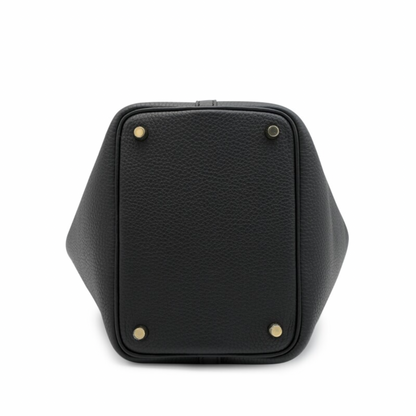 Hermes Picotin Lock 18 Clemence Noir Black