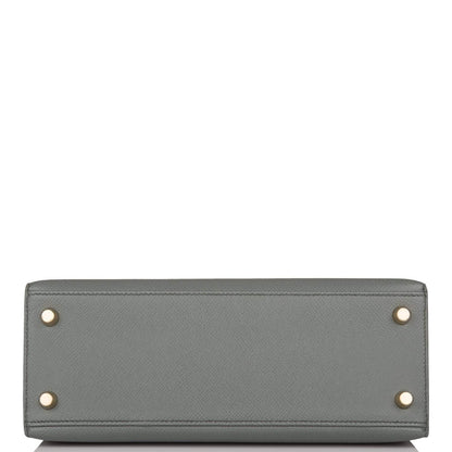 Hermes Vert Amande Epsom Sellier Kelly 25cm Gold Hardware