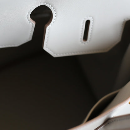 Hermès |Gris Perle Swift Birkin with Gold Hardware| 35
