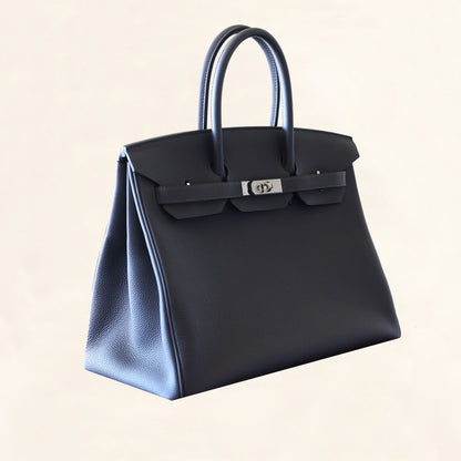 Hermès | Graphite Togo Birkin with Palladium Hardware | 35