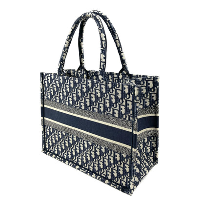 CHRISTIAN DIOR Oblique Canvas Small Book Tote