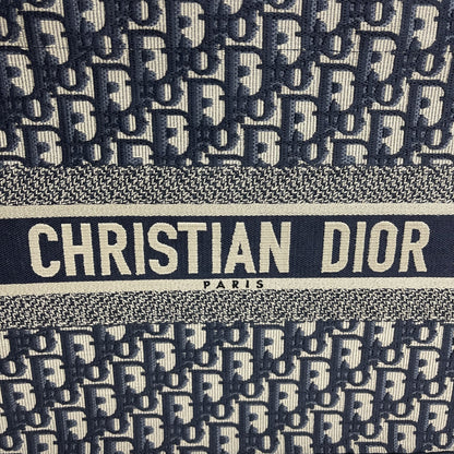 CHRISTIAN DIOR Oblique Canvas Small Book Tote