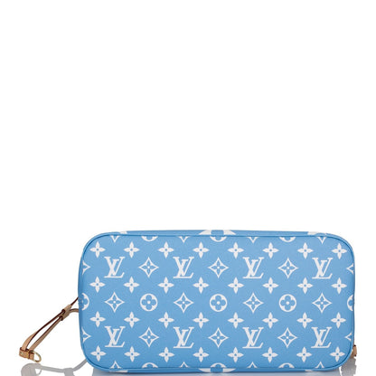 Louis Vuitton Blue By The Pool Giant Monogram Neverfull MM