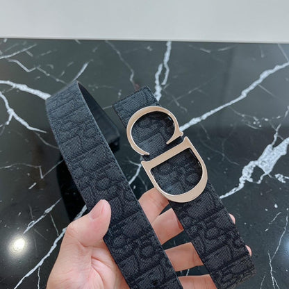 Dior Men's Black Belt