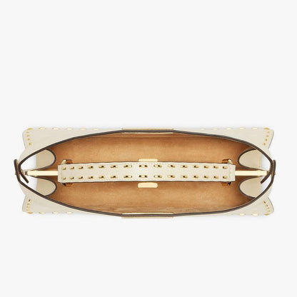 PEEKABOO ISEEU STRETCH White Leather Bag