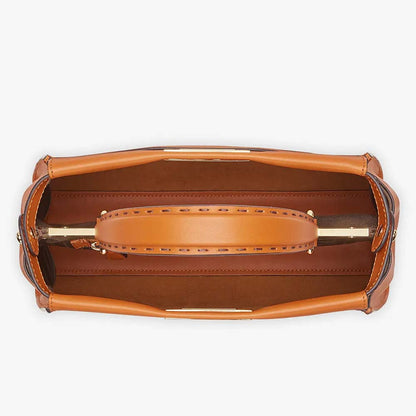Peekaboo medium Brown Leather Bag