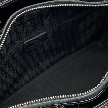 CHRISTIAN DIOR Large Patent Lady Dior Bag