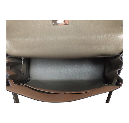 Hermès Kelly Retourne 32 Veau Evercolor Origan PHW Bag