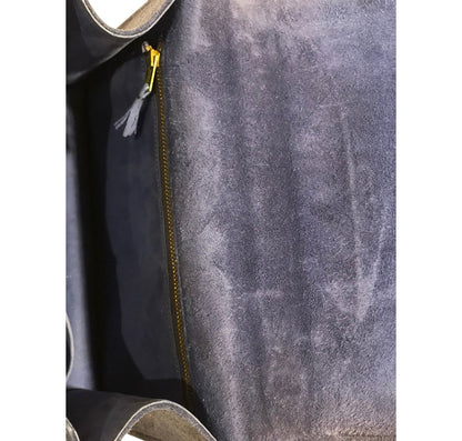 Hermès Constance 24 Vintage Navy Suede Bag GHW