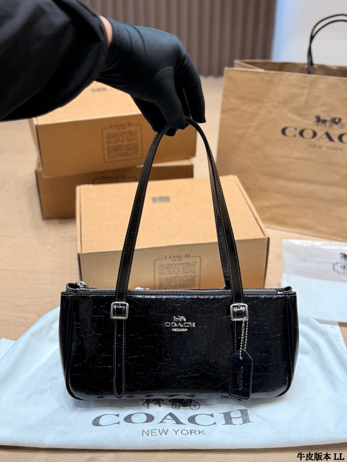 Coach Asher 34 Baguette Bag
