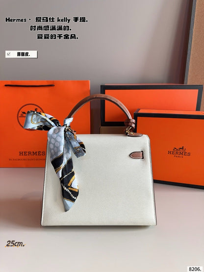 Genuine leather Hermes Kelly bag
