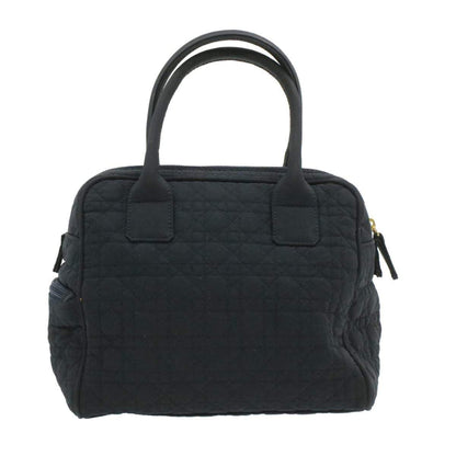 CHRISTIAN DIOR Cannage Hand Bag Black Nylon - Cap N Wrap