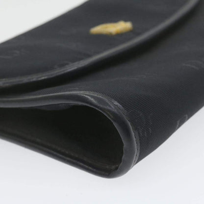 CHRISTIAN DIOR Chain Shoulder Bag Black Canvas Auth 21499 MW2753 - Cap N Wrap