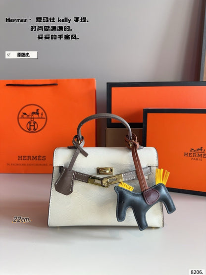 Genuine leather Hermes Kelly bag