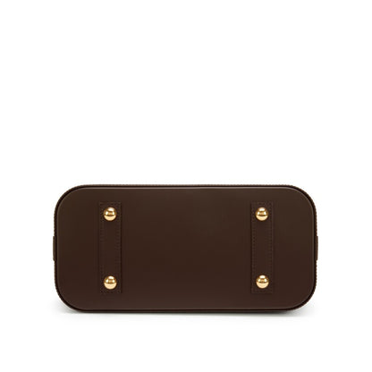 Damier Ebene Coated Canvas Alma PM Gold Hardware, 2021