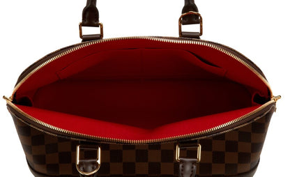 Damier Ebene Coated Canvas Alma PM Gold Hardware, 2021