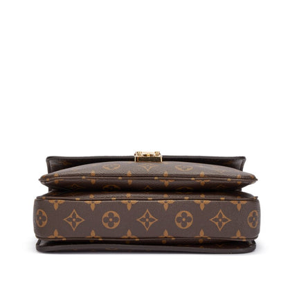 Brown Monogram Coated Canvas Pochette Métis Gold Hardware, 2021