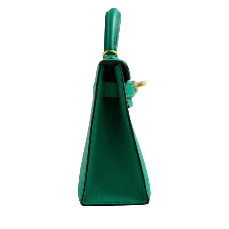 Vert Jade Epsom Mini Kelly 20 II Gold Hardware, 2021