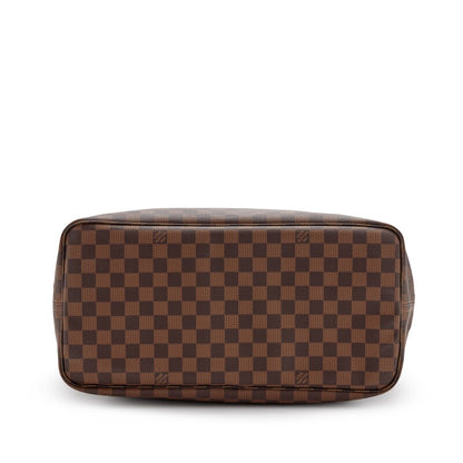 Ebene Damier Canvas Neverfull GM Goldtone Hardware, 2021-2022
