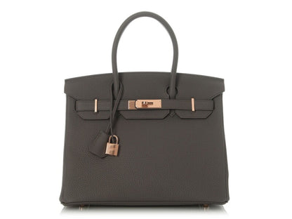 Etain Togo Birkin 30 Rose Gold Hardware, 2020