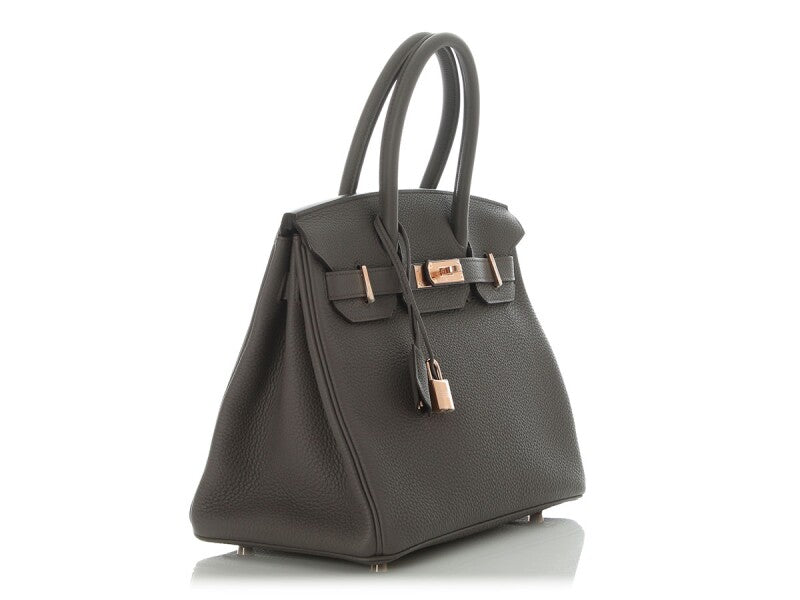 Etain Togo Birkin 30 Rose Gold Hardware, 2020