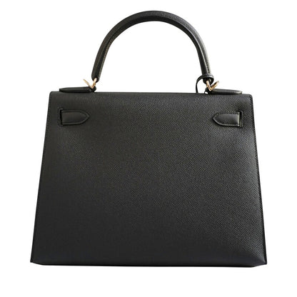 Black Epsom Sellier Kelly 28 Permabrass Hardware, 2023