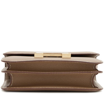 Etoupe Epsom Mini Constance 18 Permabrass Hardware, 2025