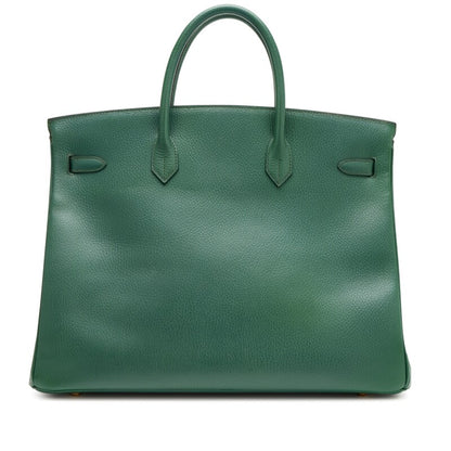 Vintage Vert Anglais Ardennes Birkin 40 Gold Hardware, 1996