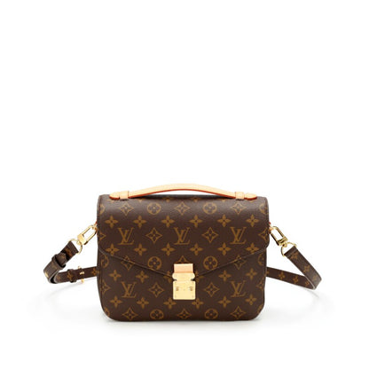 Ebene Monogram Coated Canvas Pochette Mètis Gold Hardware, 2021-2022
