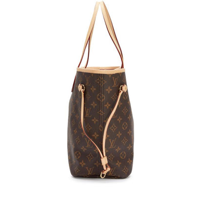 Ebene Brown Monogram Coated Canvas Neverfull GM Gold Hardware