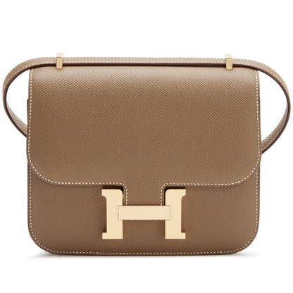 Etoupe Epsom Mini Constance 18 Permabrass Hardware, 2025