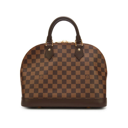 Damier Ebene Coated Canvas Alma PM Gold Hardware, 2021
