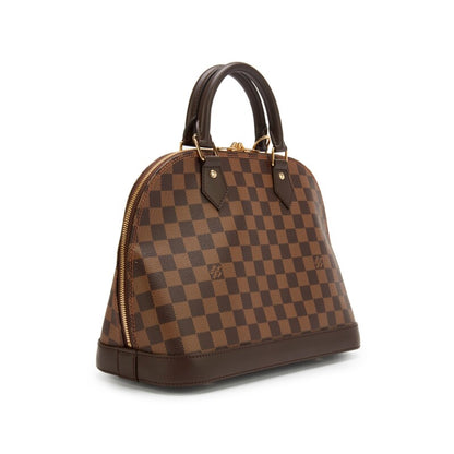 Damier Ebene Coated Canvas Alma PM Gold Hardware, 2021