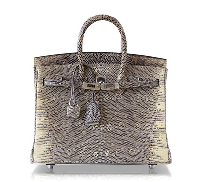 Hermès Birkin 25 Bag Ombre Lizard PHW