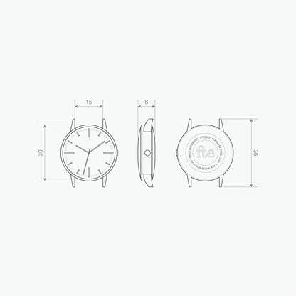 T3001 | Gold & Black Watch