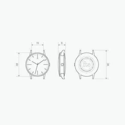 T3003 | Rose Gold & Brown Watch