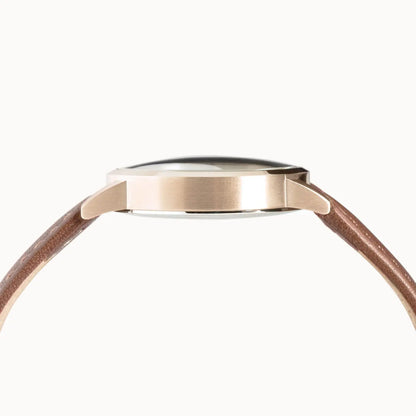 T3002 | Rose Gold & Tan Watch