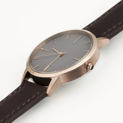 T3003 | Rose Gold & Brown Watch