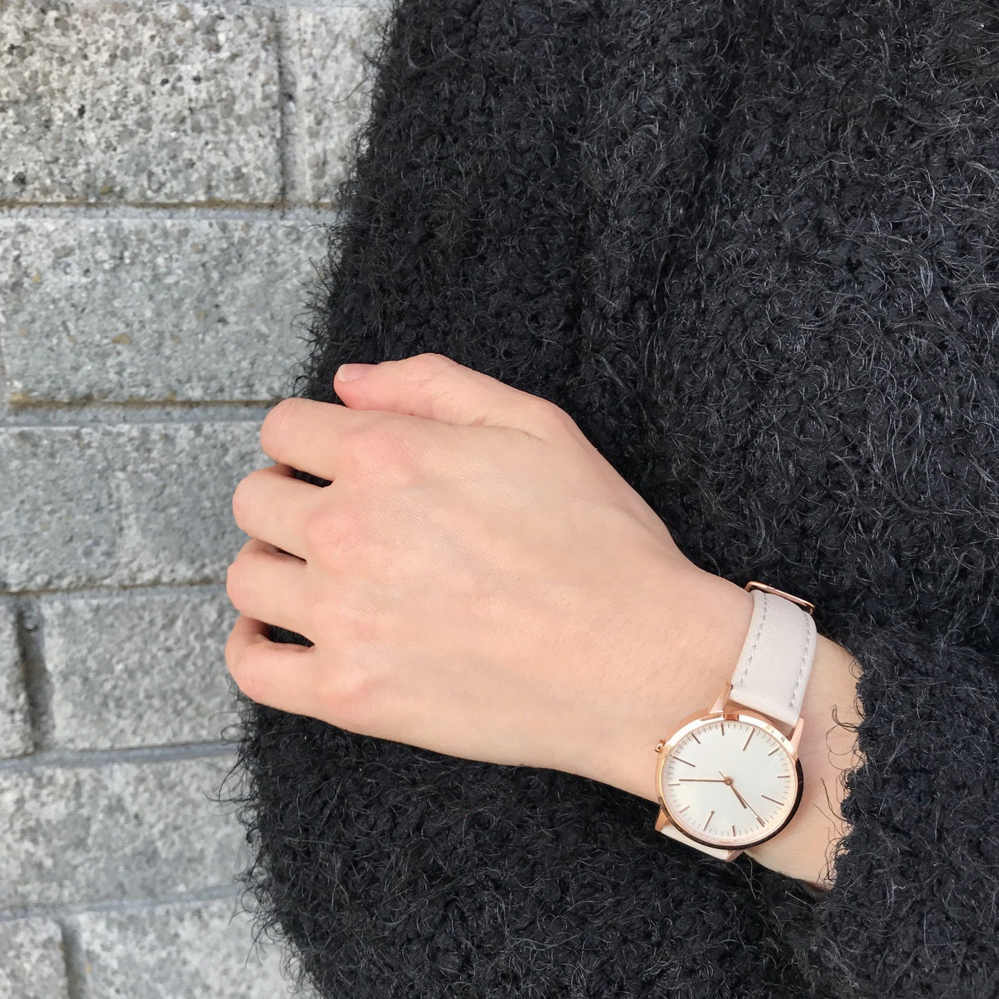 T3012 | Rose Gold & Cream Watch