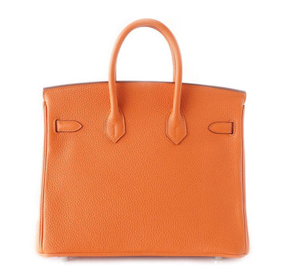 Hermès Birkin 25 Bag H Orange Togo Leather