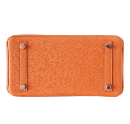 Hermès Birkin 25 Bag H Orange Togo Leather