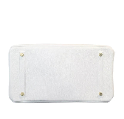 Hermès Birkin 35 Bag Blanc Taurillon Clemence