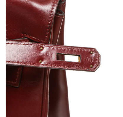 Hermès Burgundy Kelly Bag 32cm GHW