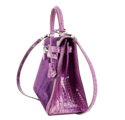 Limited Hermès Crocodile Kelly Doblis Bag