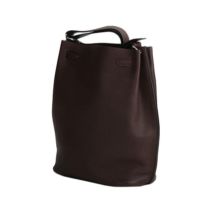 Hermès So Kelly 26 Bag Chocolate Togo